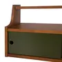 PRATELEIRA COM 2 PORTAS DE CORRER 36 CM X 70 CM X 25 CM NORMA - NOZES/MUSGO - Foto 6