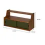 PRATELEIRA COM 2 PORTAS DE CORRER 36 CM X 70 CM X 25 CM NORMA - NOZES/MUSGO - Foto 9