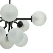 LUMINÁRIA DE TETO BUNCHY - PRETO/BRANCO - Foto 3