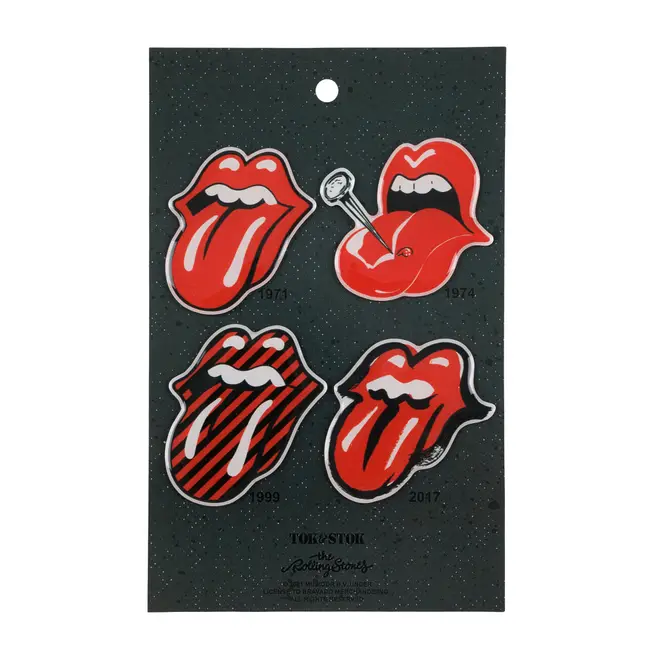ÍMÃS COM 4 ROCK HISTORY - VERMELHO/CINZA - Foto 1