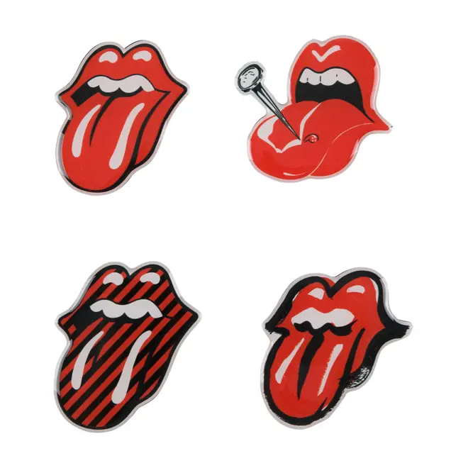 ÍMÃS COM 4 ROCK HISTORY - VERMELHO/CINZA - Foto 2