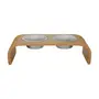 COMEDOURO BEBEDOURO COM SUPORTE M BEND - CARVALHO/INOX - Foto 1