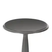 MESA LATERAL REDONDA 45 CM PILLIER - GRIS BRULÉ - Foto 3