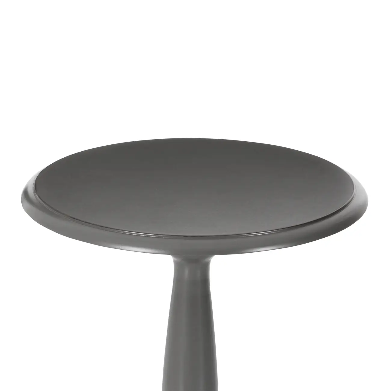 MESA LATERAL REDONDA 45 CM PILLIER - GRIS BRULÉ - Foto 3