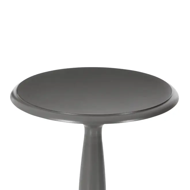 MESA LATERAL REDONDA 45 CM PILLIER - GRIS BRULÉ - Foto 3