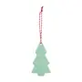 PINGENTE ÁRVORE FOLK SCANDI XMAS - SORBET DE MENTA/VERMELHO - Foto 1