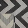 TAPETE 1,32 M X 2 M ZIGUE - OFF WHITE/ CINZA - Foto 6