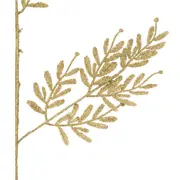 GALHO DECORATIVO RAMINHOS SCANDI XMAS - DOURADO - Foto 2