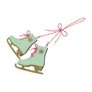 PINGENTE PATINS SCANDI XMAS - CORES CALEIDOCOLOR - Foto 2