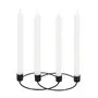 CANDELABRO PARA 4 VELAS INLINE - CHUMBO - Foto 1