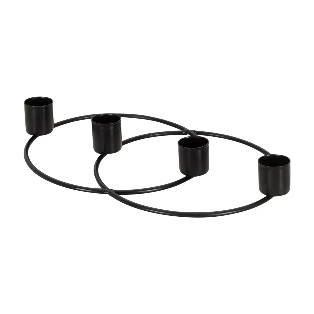 CANDELABRO PARA 4 VELAS INLINE - CHUMBO - Foto 3