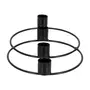 CANDELABRO PARA 4 VELAS INLINE - CHUMBO - Foto 4