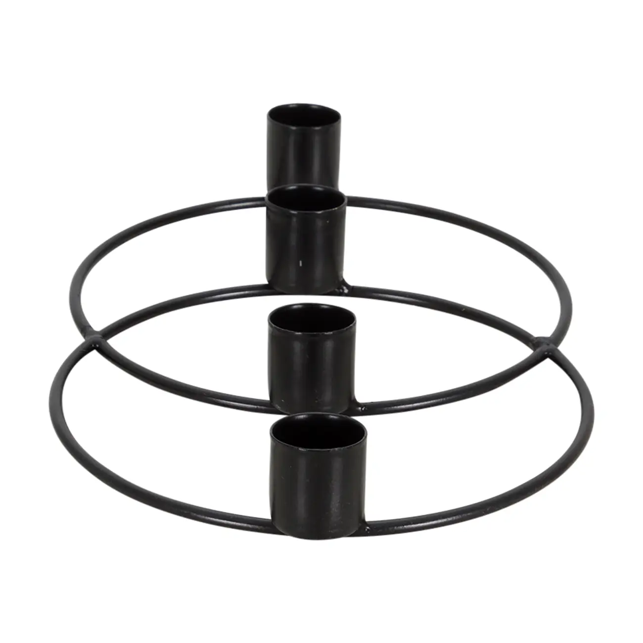 CANDELABRO PARA 4 VELAS INLINE - CHUMBO - Foto 4