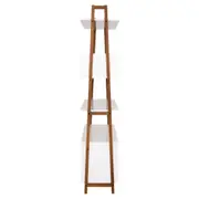ESTANTE 3 PORTAS DE CORRER 96 CM X 1,95 M ARQUITET - NOZES/BRANCO - Foto 4