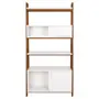 ESTANTE 3 PORTAS DE CORRER 96 CM X 1,95 M ARQUITET - NOZES/BRANCO - Foto 5
