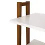 ESTANTE 3 PORTAS DE CORRER 96 CM X 1,95 M ARQUITET - NOZES/BRANCO - Foto 7