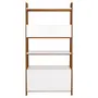 ESTANTE 3 PORTAS DE CORRER 96 CM X 1,95 M ARQUITET - NOZES/BRANCO - Foto 9