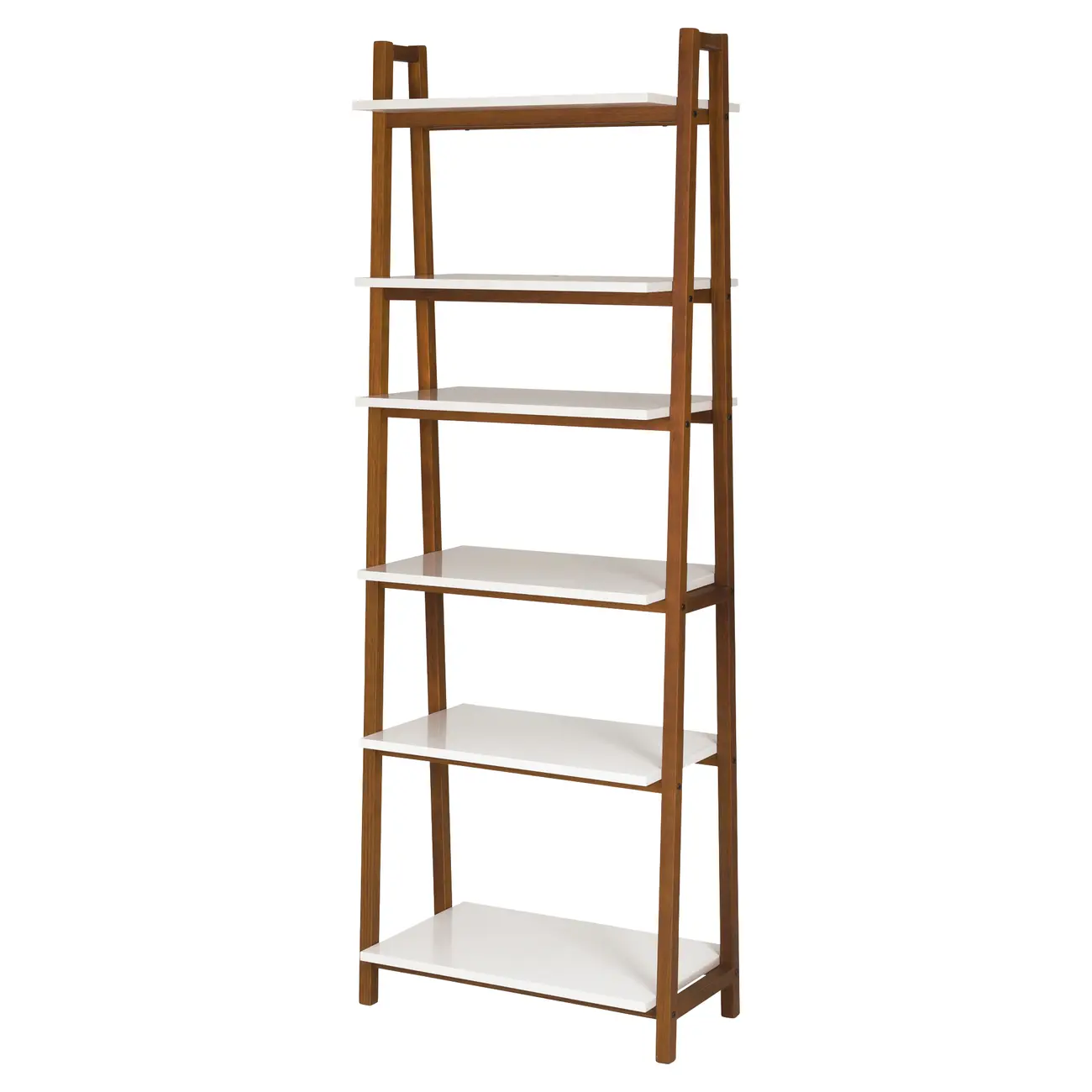 ESTANTE 71 CM X 1,95 M ARQUITET - NOZES/BRANCO - Foto 2