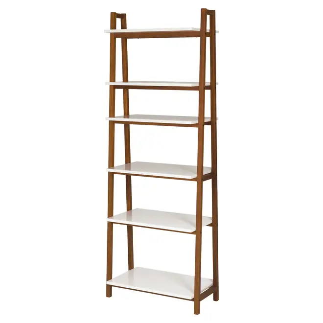 ESTANTE 71 CM X 1,95 M ARQUITET - NOZES/BRANCO - Foto 2