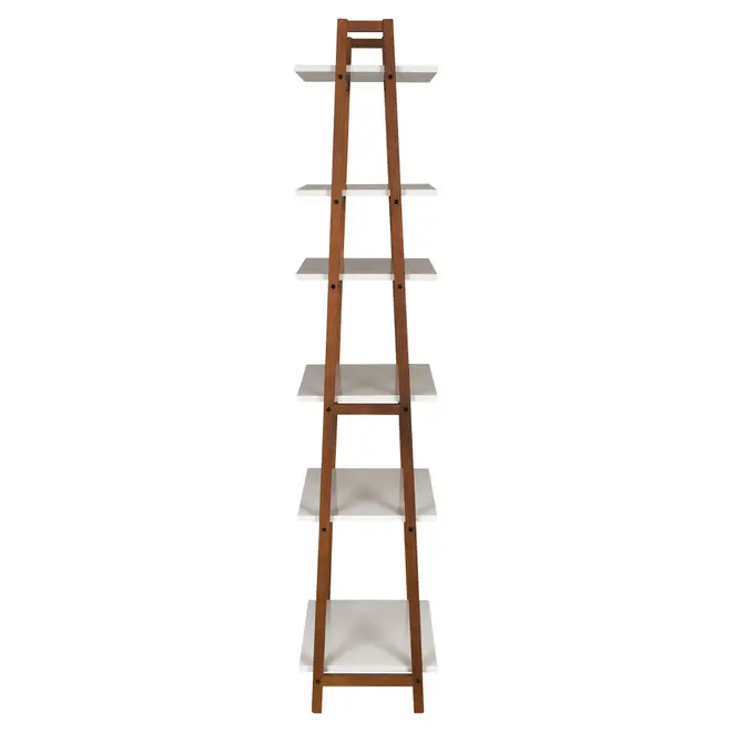 ESTANTE 71 CM X 1,95 M ARQUITET - NOZES/BRANCO - Foto 3