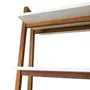 ESTANTE PARA TV DE ATÉ 50 POLEGADAS COM 1 PORTA DE CORRER1,36 M X 1,95 M ARQUITET - NOZES/BRANCO - Foto 7