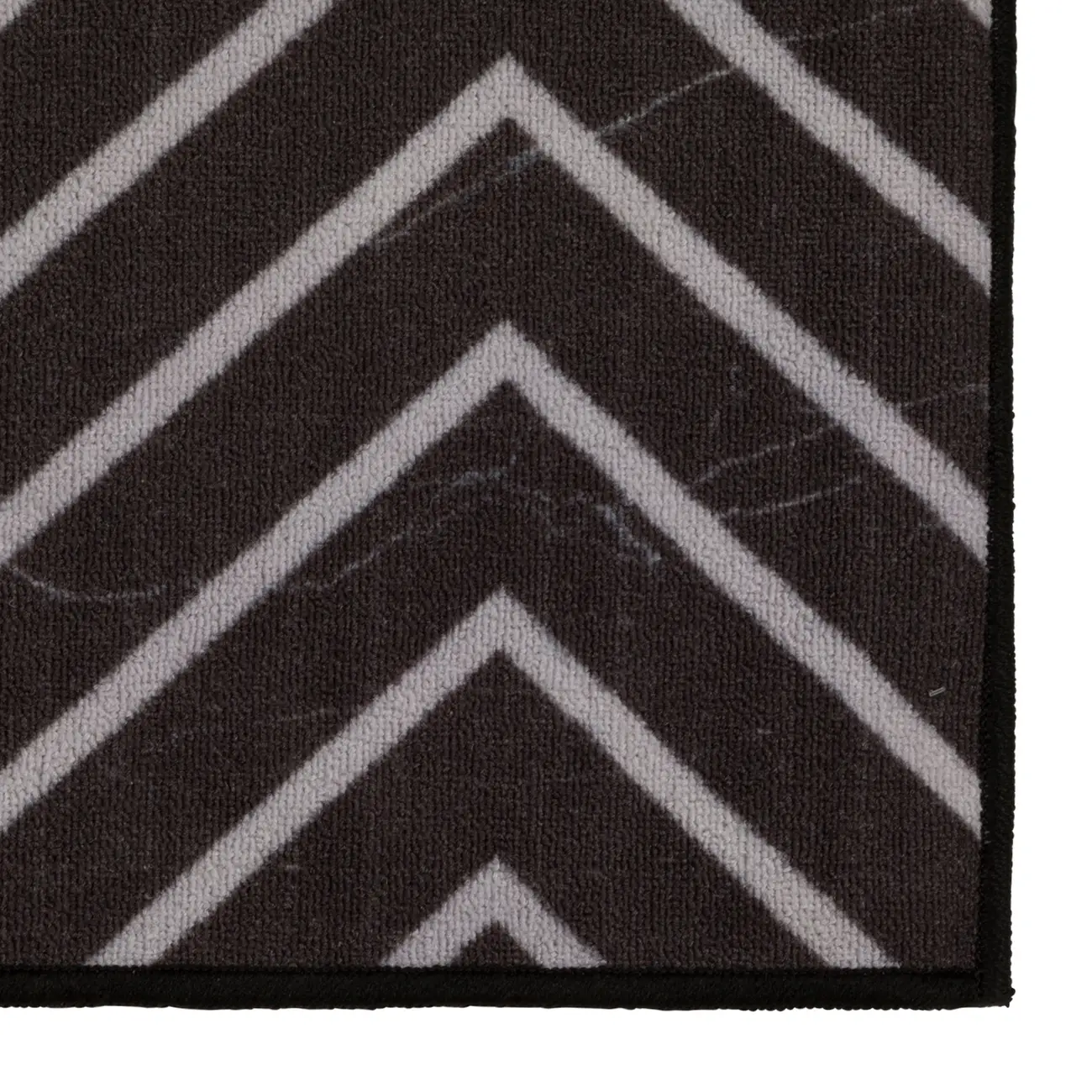 TAPETE 50 CM X 1,50 M VERZUS - PRETO/BRANCO - Foto 2