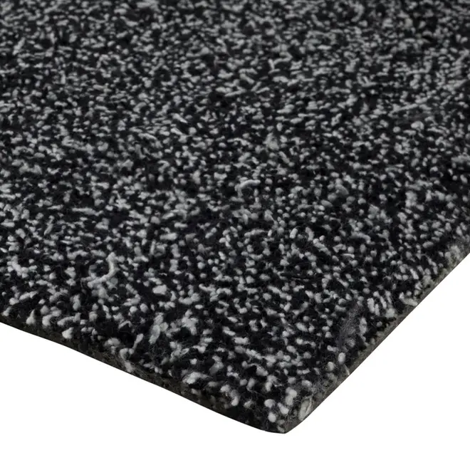 TAPETE ABSORVENTE 50 CM X 80 CM WIPE UP - PRETO/CINZA - Foto 4