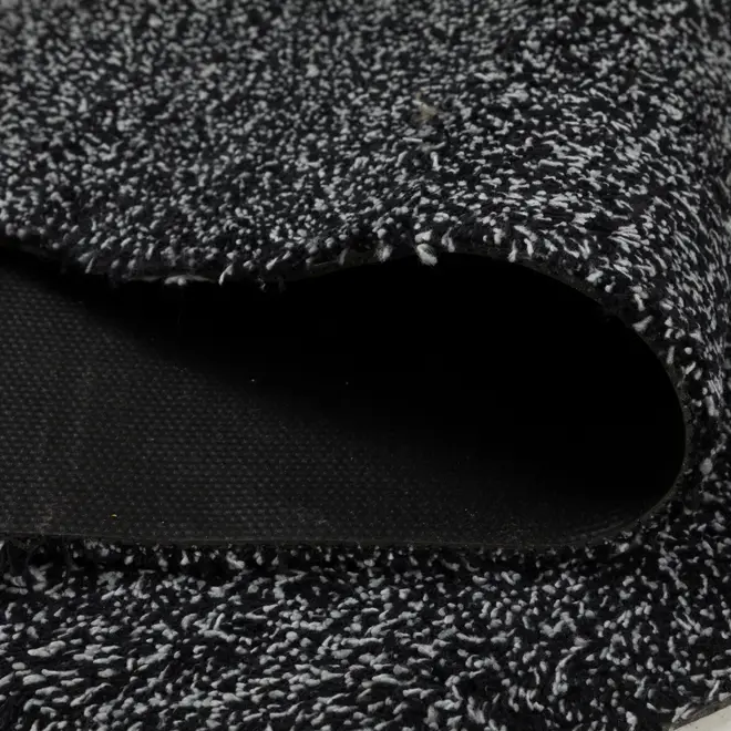 TAPETE ABSORVENTE 50 CM X 80 CM WIPE UP - PRETO/CINZA - Foto 5