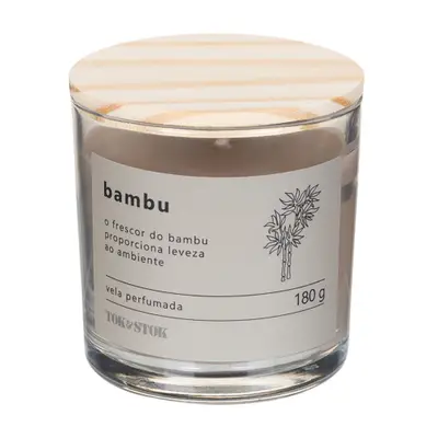 VELA PERFUMADA POTE BAMBU NATURALS