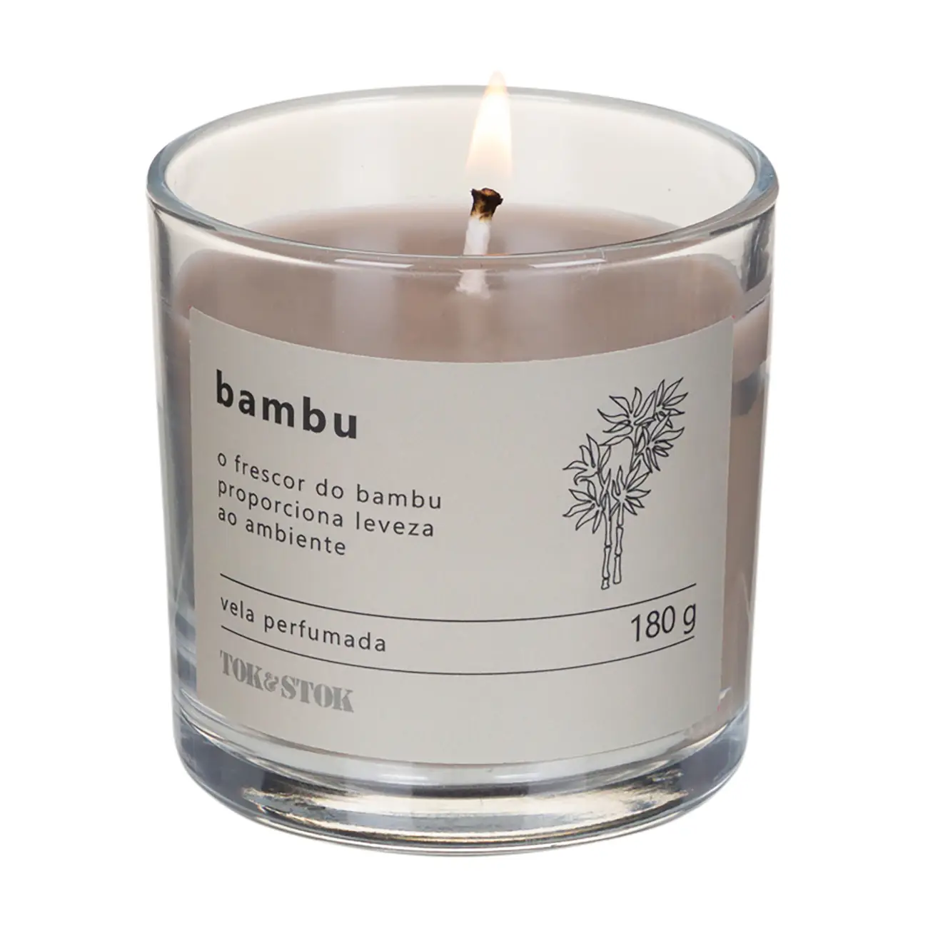 VELA PERFUMADA POTE BAMBU NATURALS - CAMELO/PINUS NATURAL - Foto 2