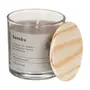 VELA PERFUMADA POTE BAMBU NATURALS - CAMELO/PINUS NATURAL - Foto 3
