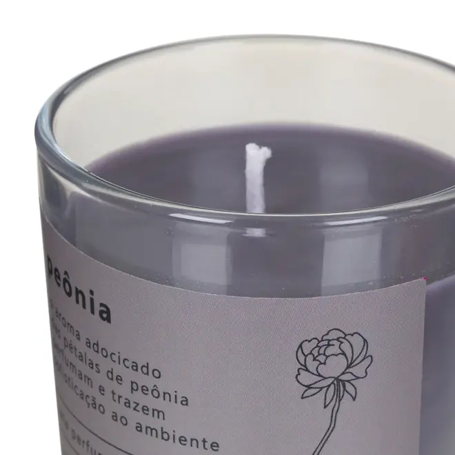 VELA PERFUMADA POTE PEÔNIA NATURALS - ARGILA/PINUS NATURAL - Foto 4