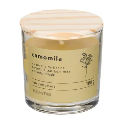 VELA PERFUMADA POTE CAMOMILA NATURALS