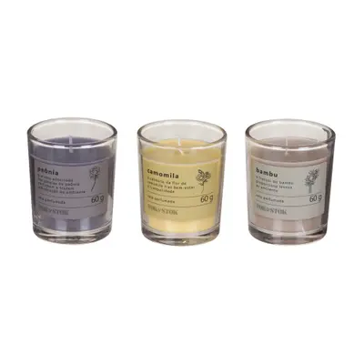 KIT VELA PERFUMADA POTE COM 3 NATURALS