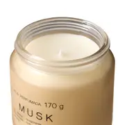VELA PERFUMADA POTE MUSK ESSENCIALS - CAMELO/PRETO - Foto 4