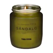 VELA PERFUMADA POTE SÂNDALO ESSENCIALS - MUSGO/PRETO - Foto 2