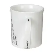 CANECA 350 ML LIVRO EM LOUÇAS - BRANCO/PRETO - Foto 6