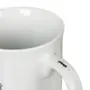 CANECA 350 ML LIVRO EM LOUÇAS - BRANCO/PRETO - Foto 8