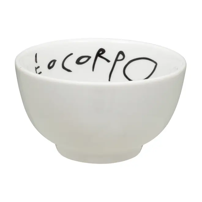 TIGELA 13 CM LIVRO EM LOUÇAS - BRANCO/PRETO - Foto 3