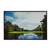 QUADRO SOBRE VIAS PACAÁS - MARCELA BONFIM - 1,20 M X 80 CM - PRETO/MULTICOR - Foto 1