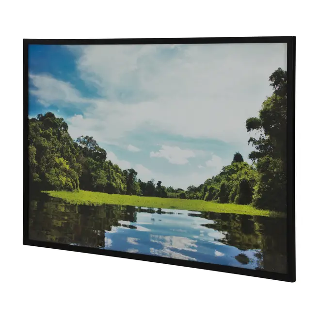 QUADRO SOBRE VIAS PACAÁS - MARCELA BONFIM - 1,20 M X 80 CM - PRETO/MULTICOR - Foto 2