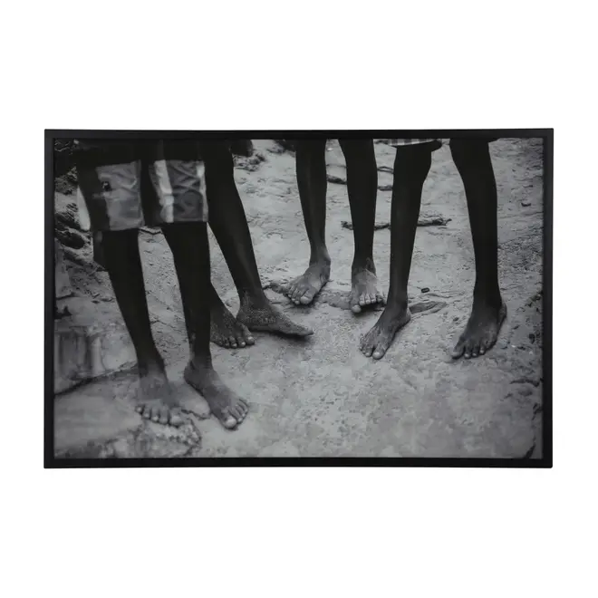 QUADRO CAMINHOS ABERTOS - JUH ALMEIDA - 1,20 M X 80 CM - PRETO/BRANCO - Foto 1