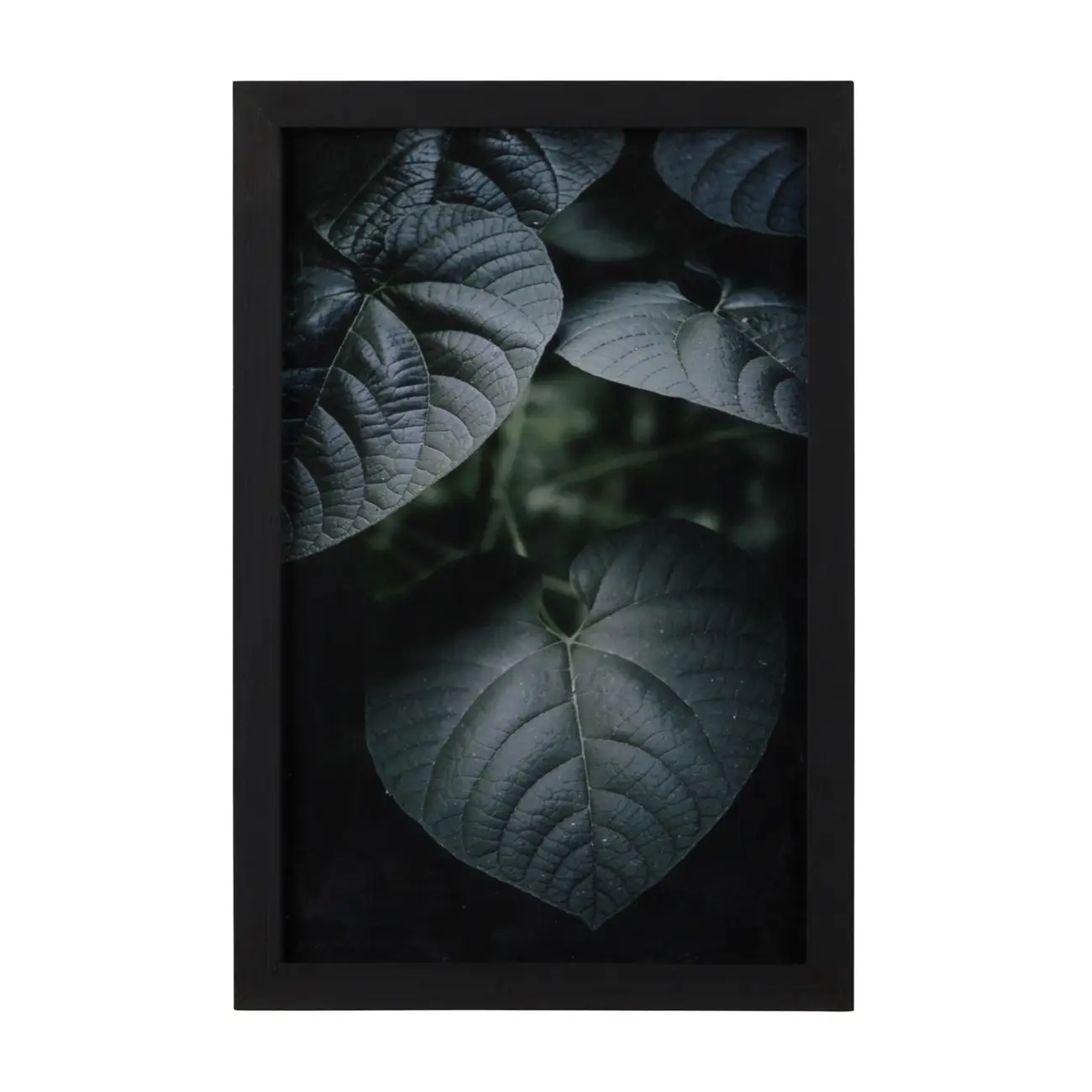 QUADRO CORAÇÃO VERDE 20 CM X 30 CM - PRETO/MULTICOR - Foto 1