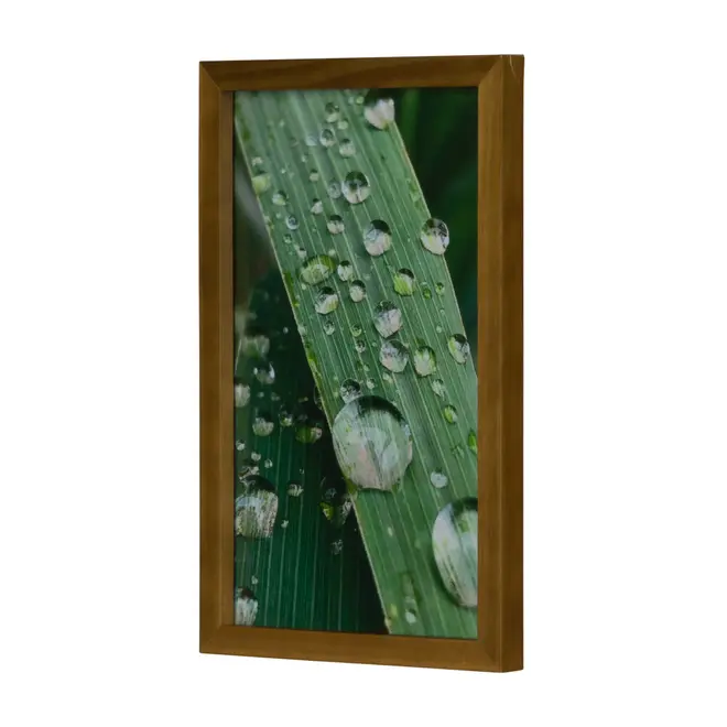 QUADRO HORTA FELIZ 20 CM X 30 CM - AMÊNDOA/MULTICOR - Foto 2