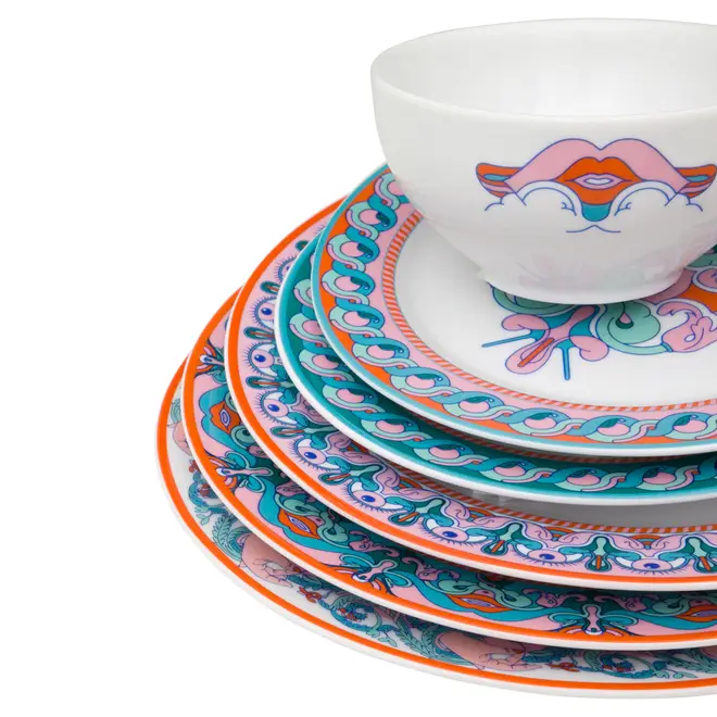 TIGELA 12 CM COZINHA ENCANTADA DA RAÍZA COSTA - BRANCO/MULTICOR - Foto 8