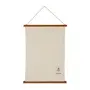 FLÂMULA 30 CM X 45 CM NATUREZA BOTÂNICA PÁSSAROS - NOZES/MULTICOR - Foto 4