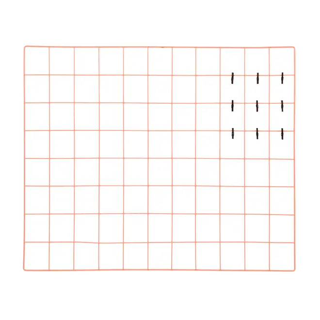 MEMORY-BOARD 60 CM X 50 CM GITTER - MELÃO/PRETO - Foto 1