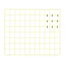 LIMONITA/PRETO - MEMORY-BOARD 60 CM X 50 CM GITTER