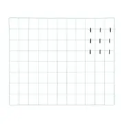 MEMORY-BOARD 60 CM X 50 CM GITTER - SORBET DE MENTA/PRETO - Foto 1