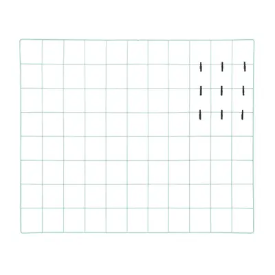 MEMORY-BOARD 60 CM X 50 CM GITTER